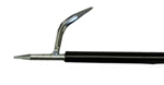  Aluminum Show Stick W/CP Metal Hook Tip 1/2" x 54" BLACK 